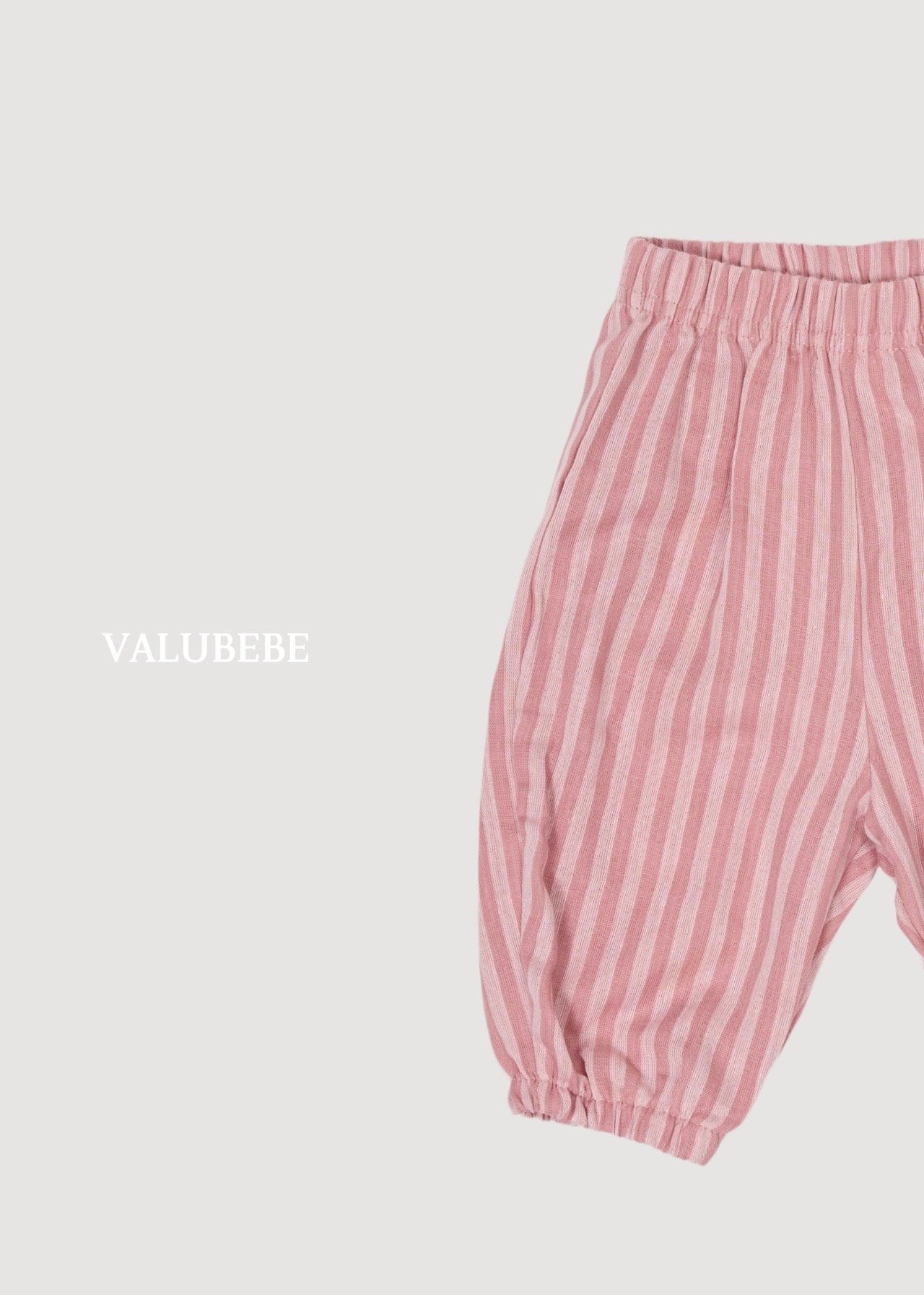 ［valubebe］Autumn embossing pants (stripe)
