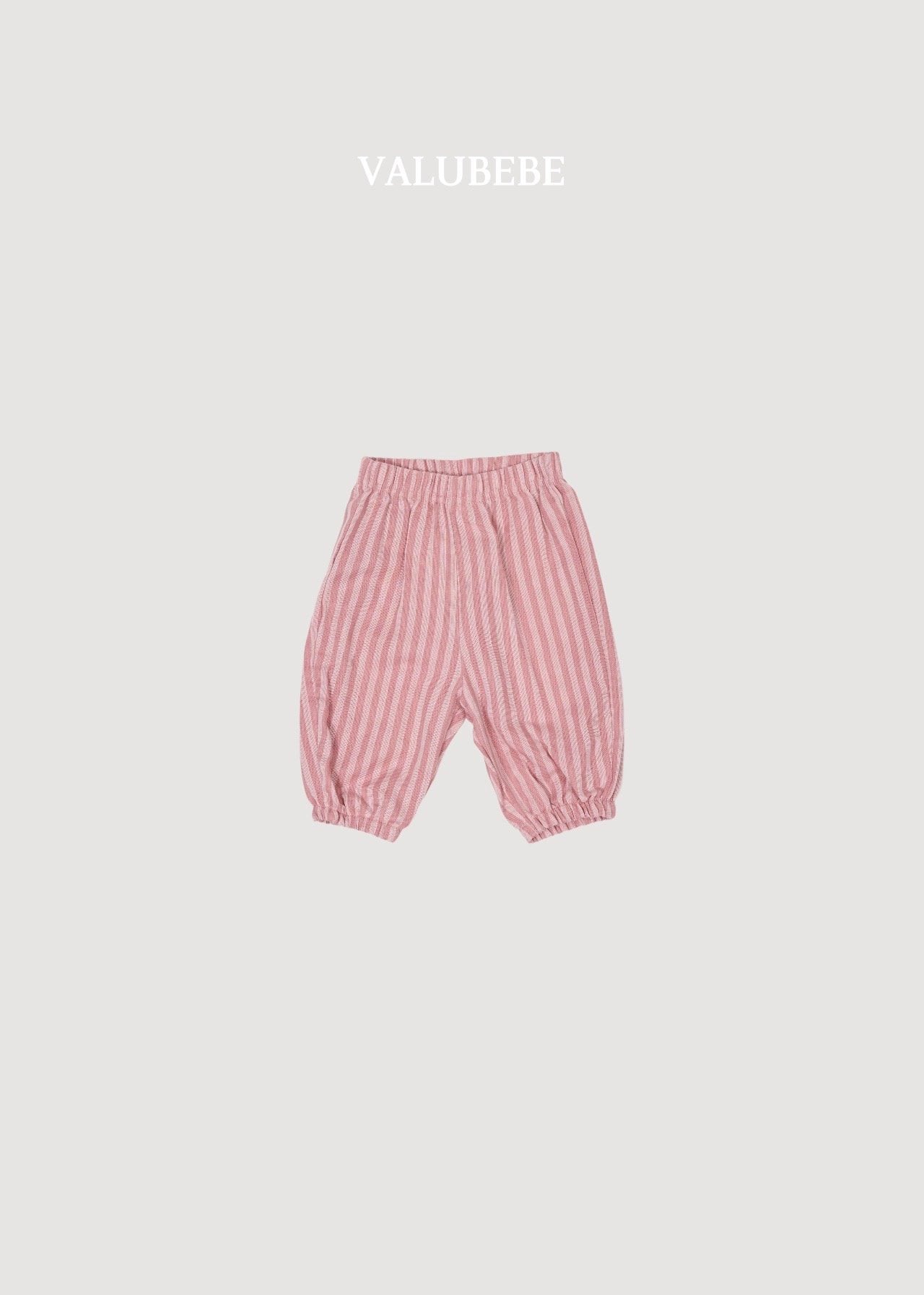 ［valubebe］Autumn embossing pants (stripe)