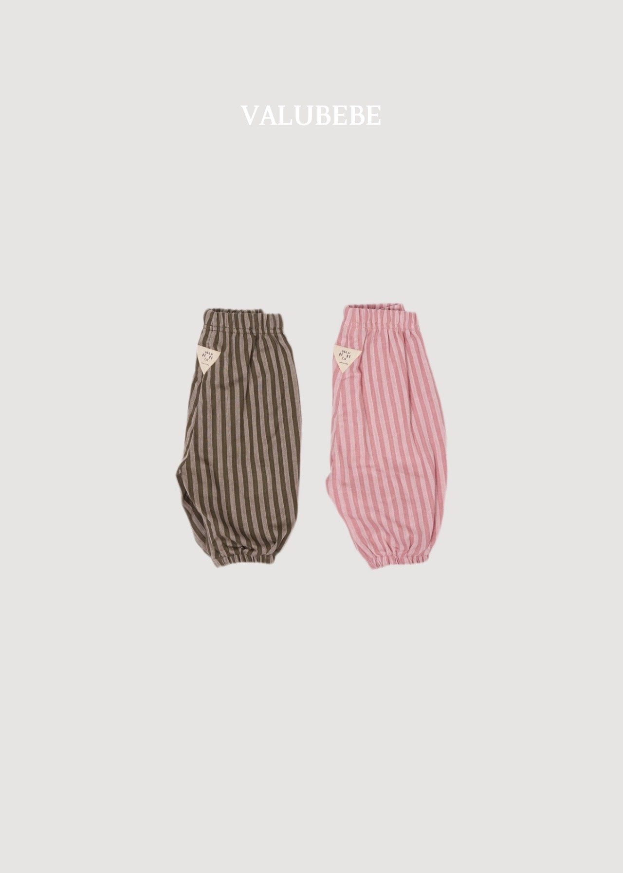 ［valubebe］Autumn embossing pants (stripe)