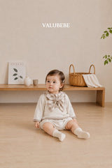 ［valubebe］Boat neck knit tee