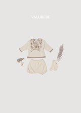 ［valubebe］Boat neck knit tee