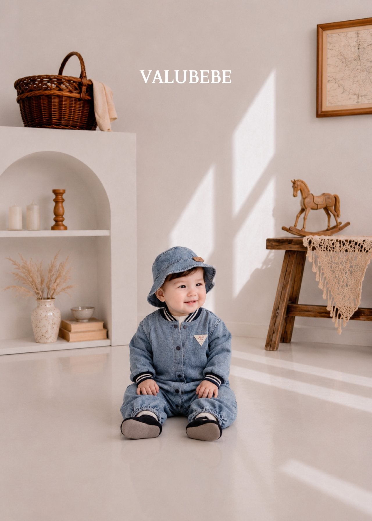 ［valubebe］Denim jumpsuit