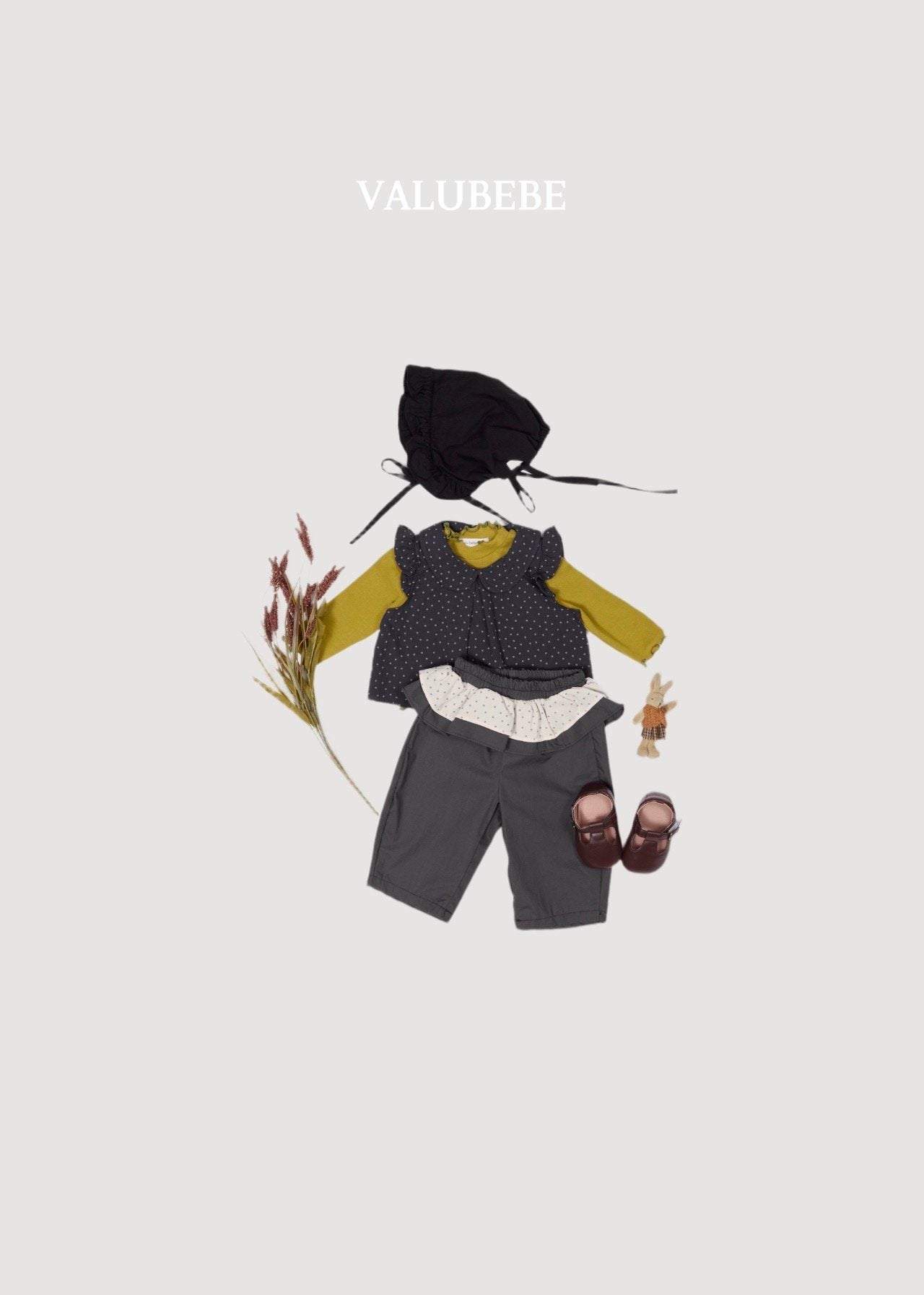 ［valubebe］Frill cancan pants