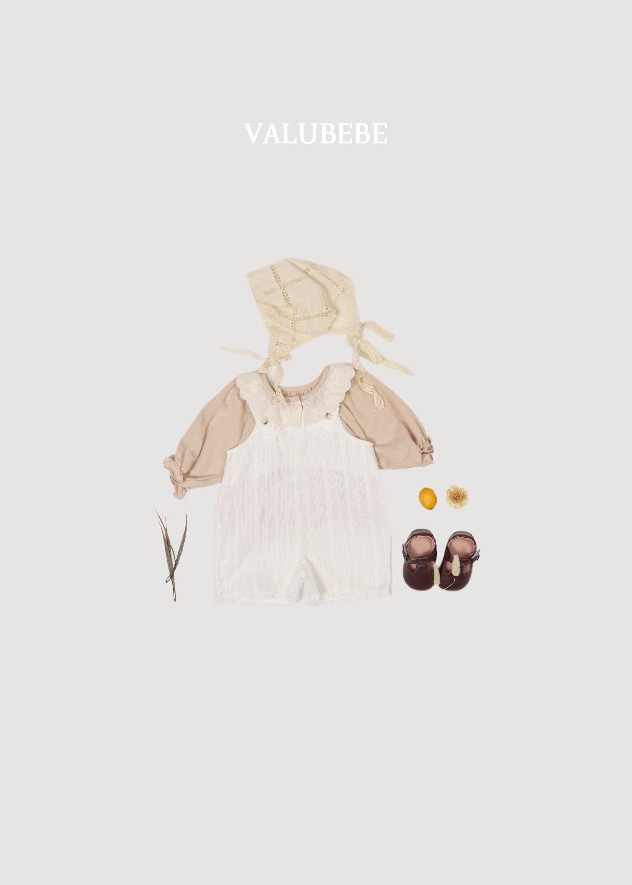［valubebe］Lace collar frill blouse
