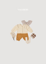 ［valubebe］Lace collar frill blouse