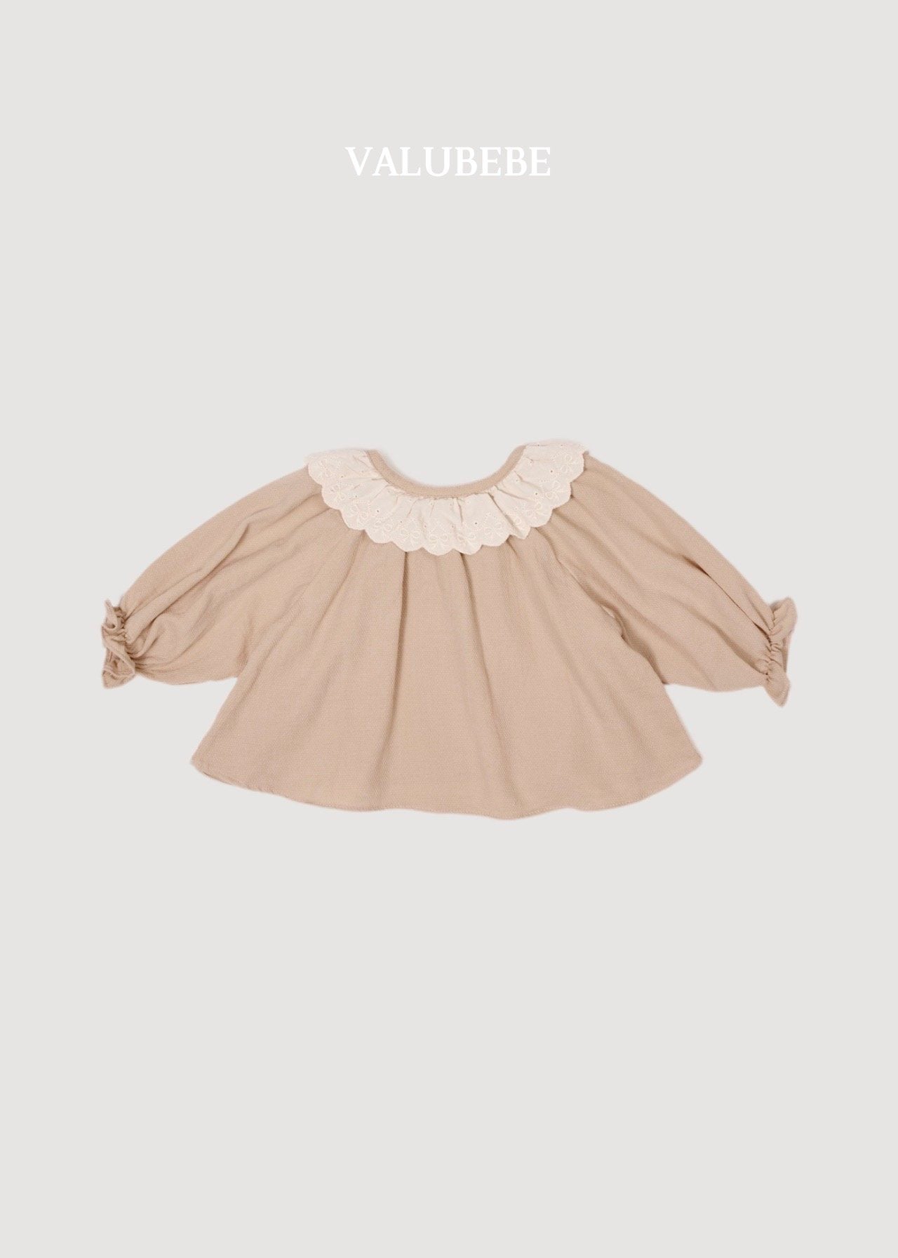 ［valubebe］Lace collar frill blouse