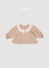 ［valubebe］Lace collar frill blouse