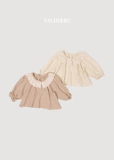 ［valubebe］Lace collar frill blouse
