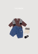 ［valubebe］Cut out denim pants