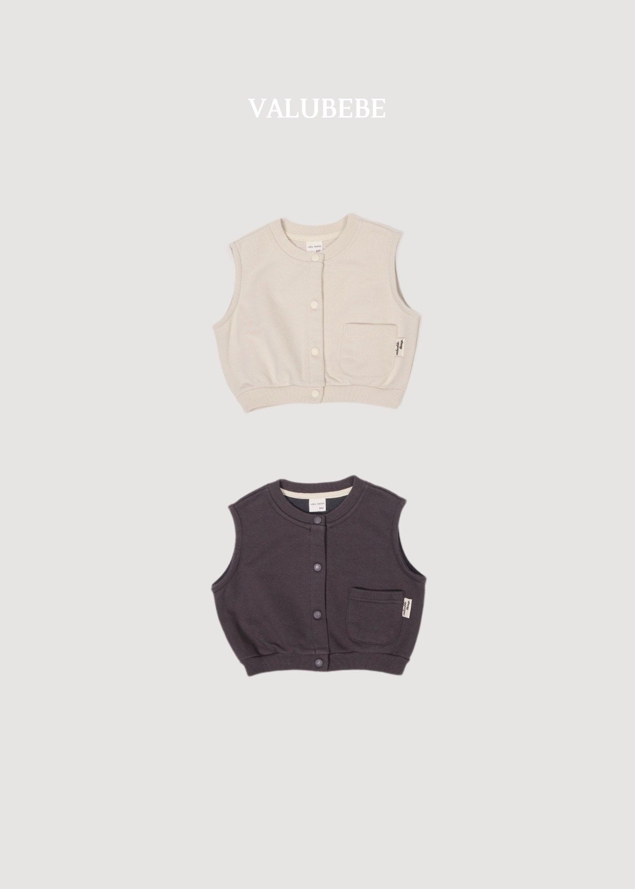 ［valubebe］Autumn pocket vest