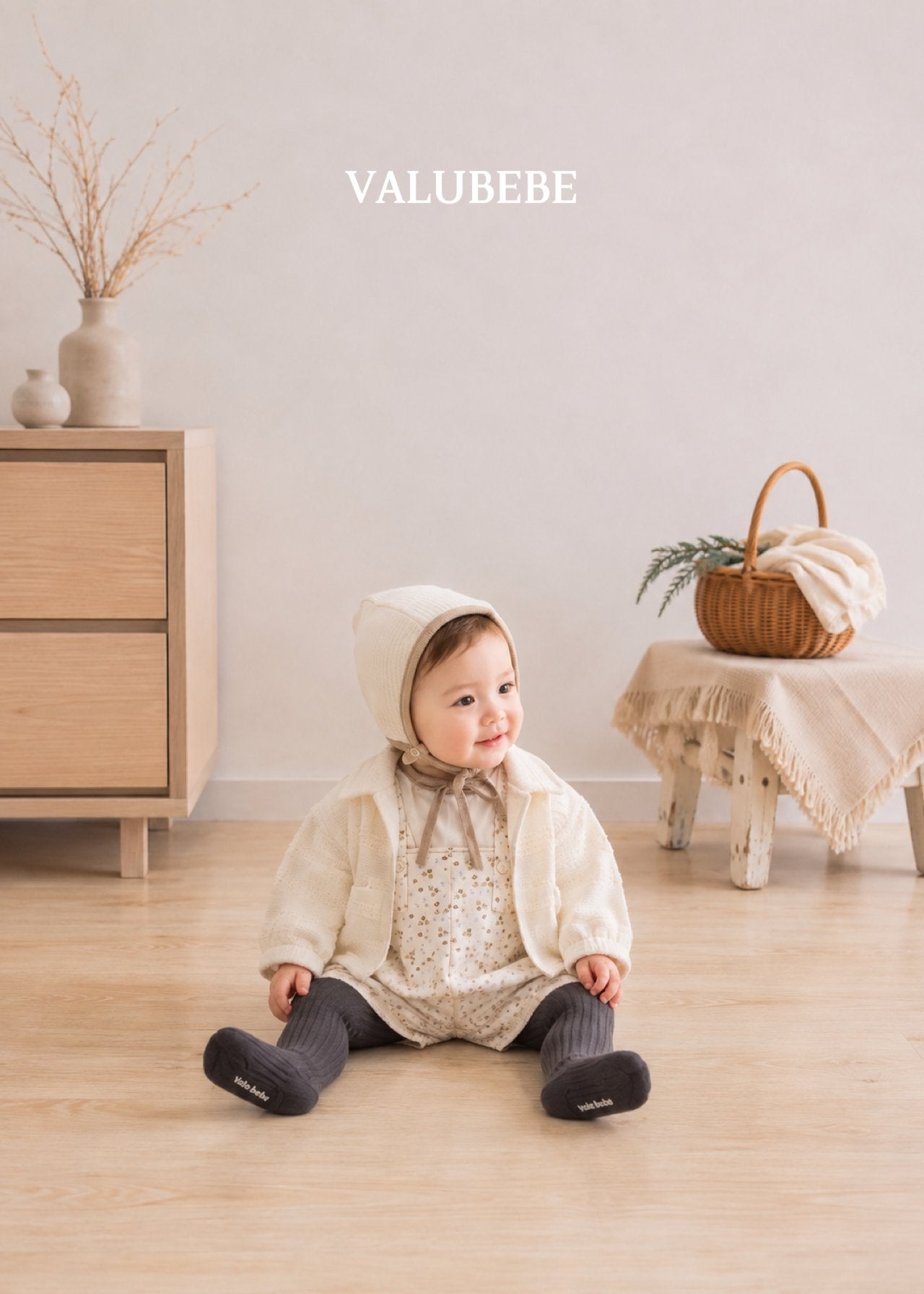 ［valubebe］Lace short salopette