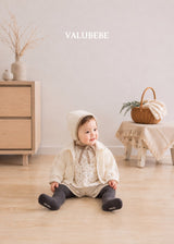 ［valubebe］Lace short salopette