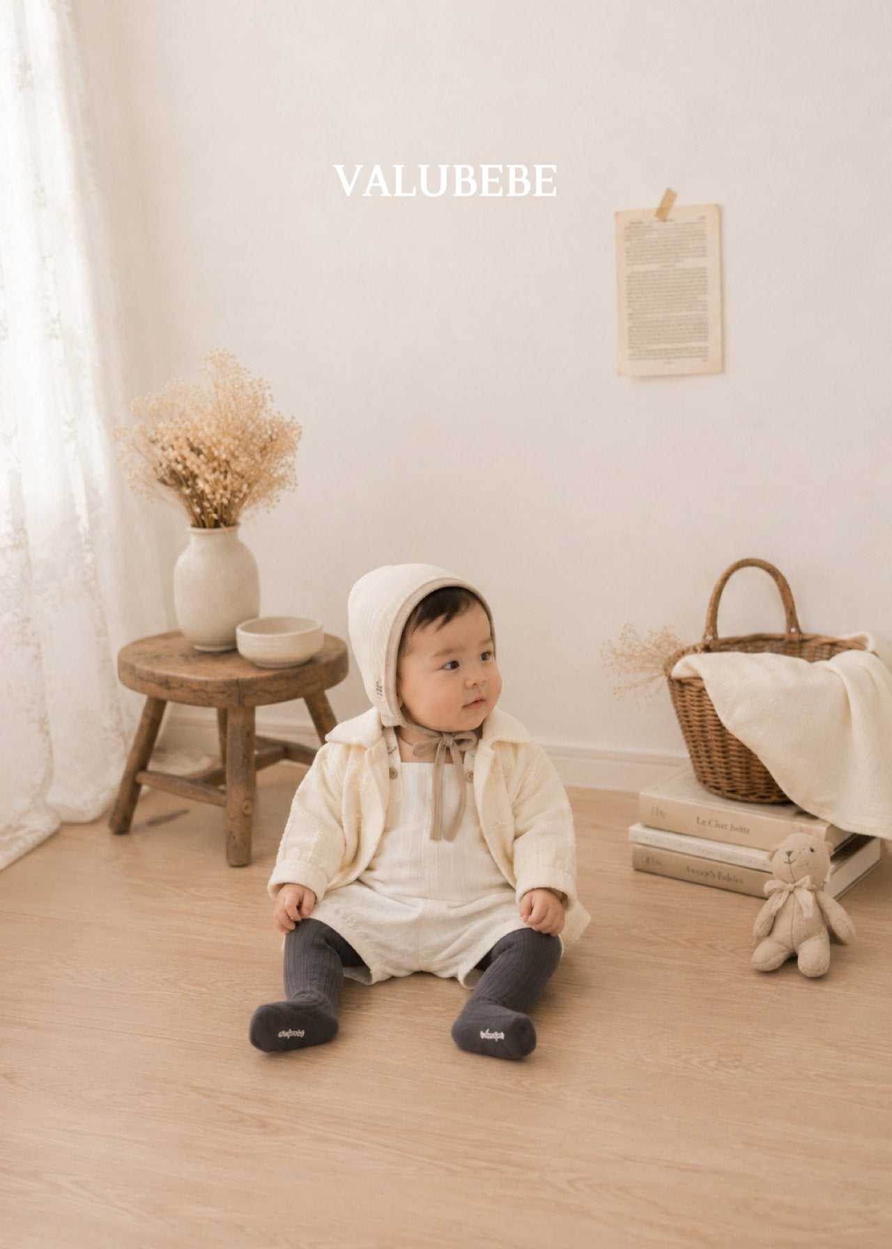 ［valubebe］Lace short salopette