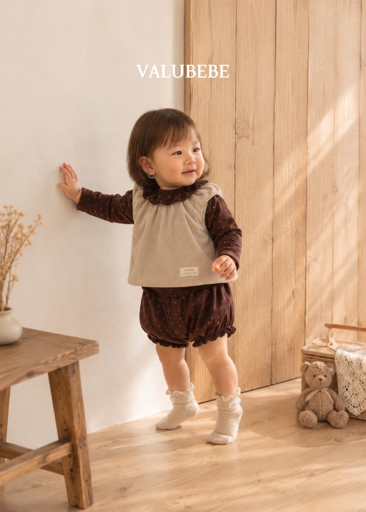 ［valubebe］Susu dot frill bloomer