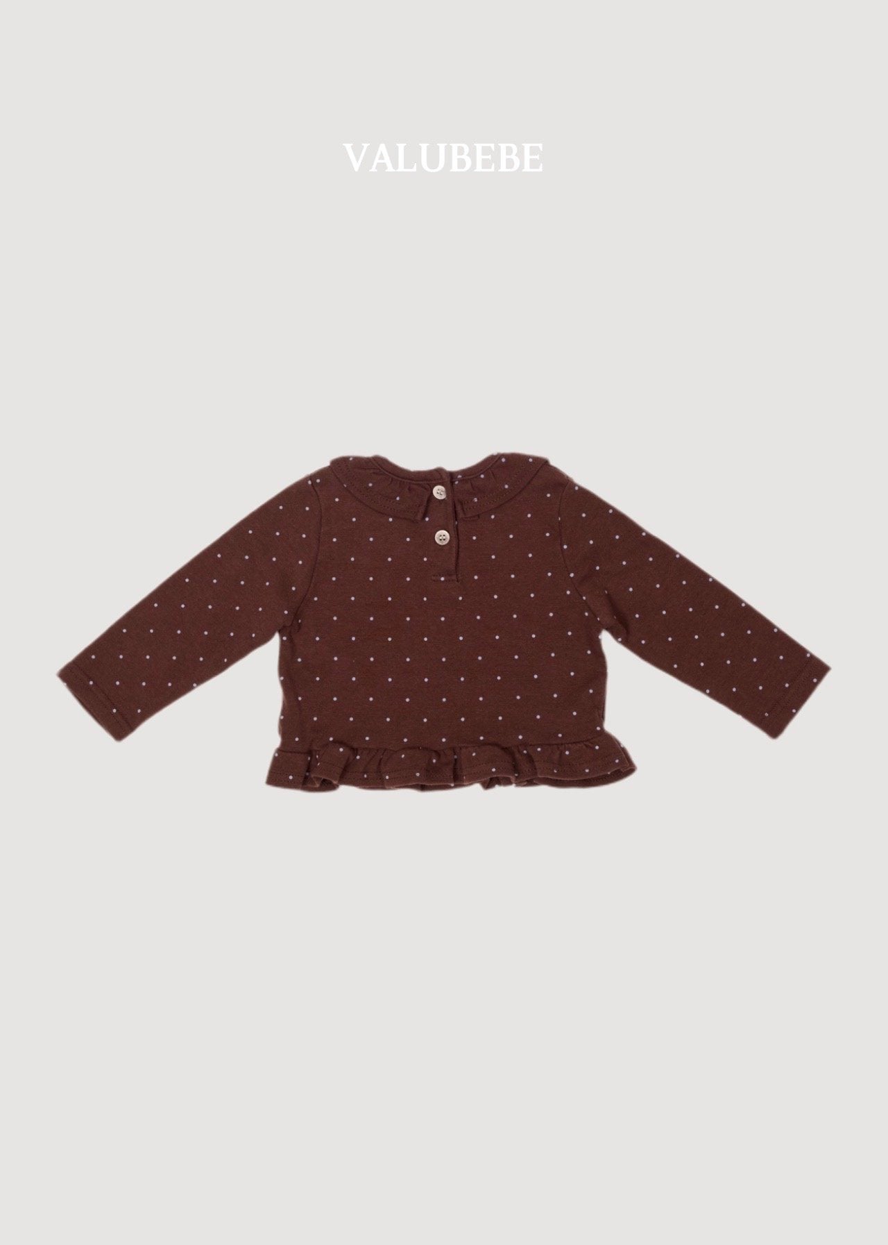 ［valubebe］Susu dot frill tops