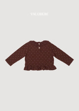 ［valubebe］Susu dot frill tops