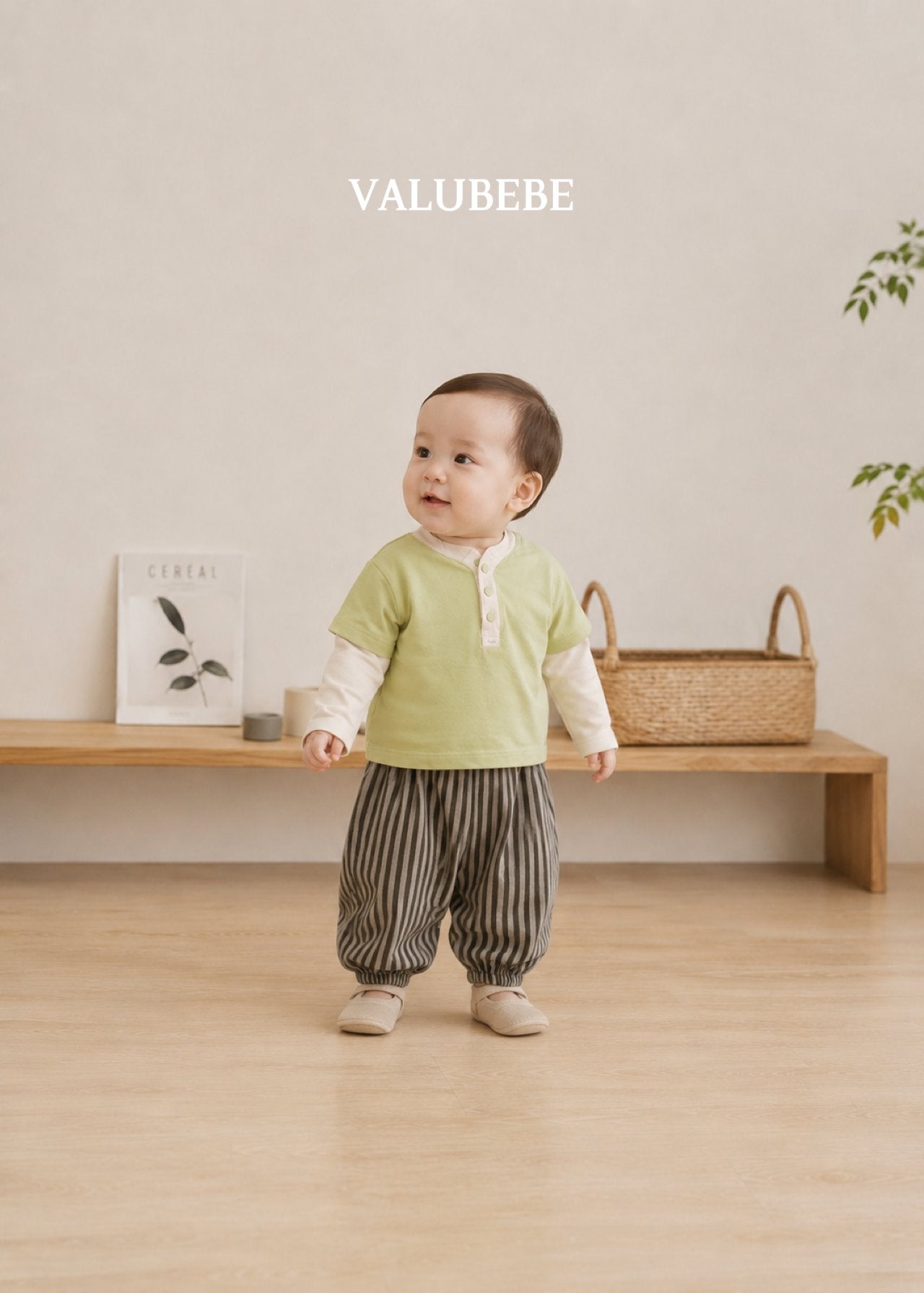 ［valubebe］Urban layered tee