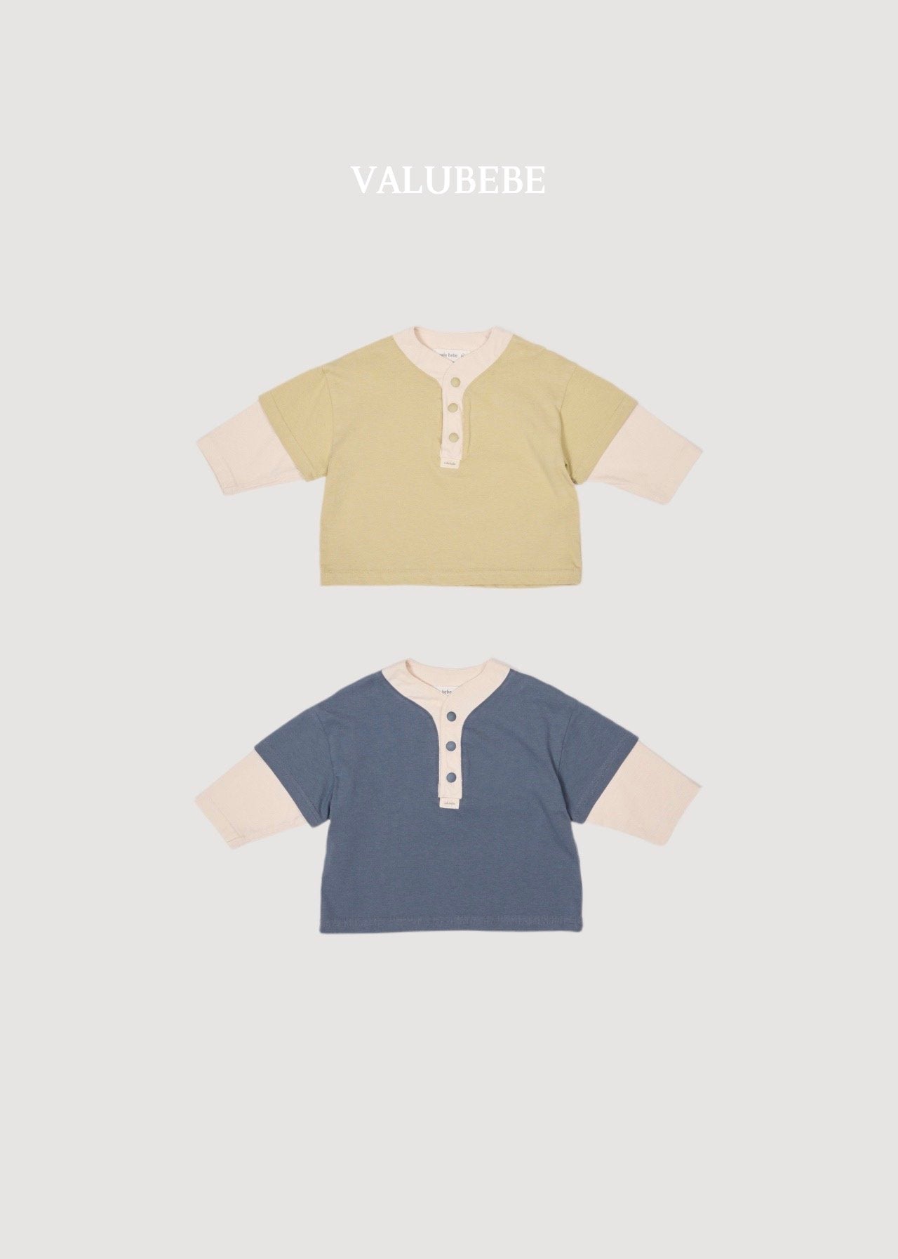 ［valubebe］Urban layered tee