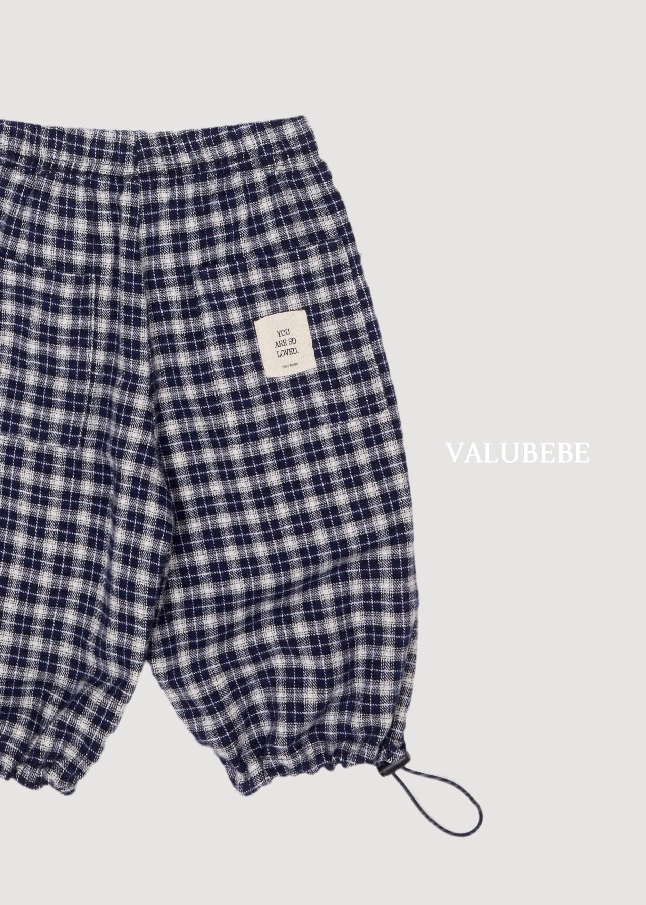 ［valubebe］Check string pants