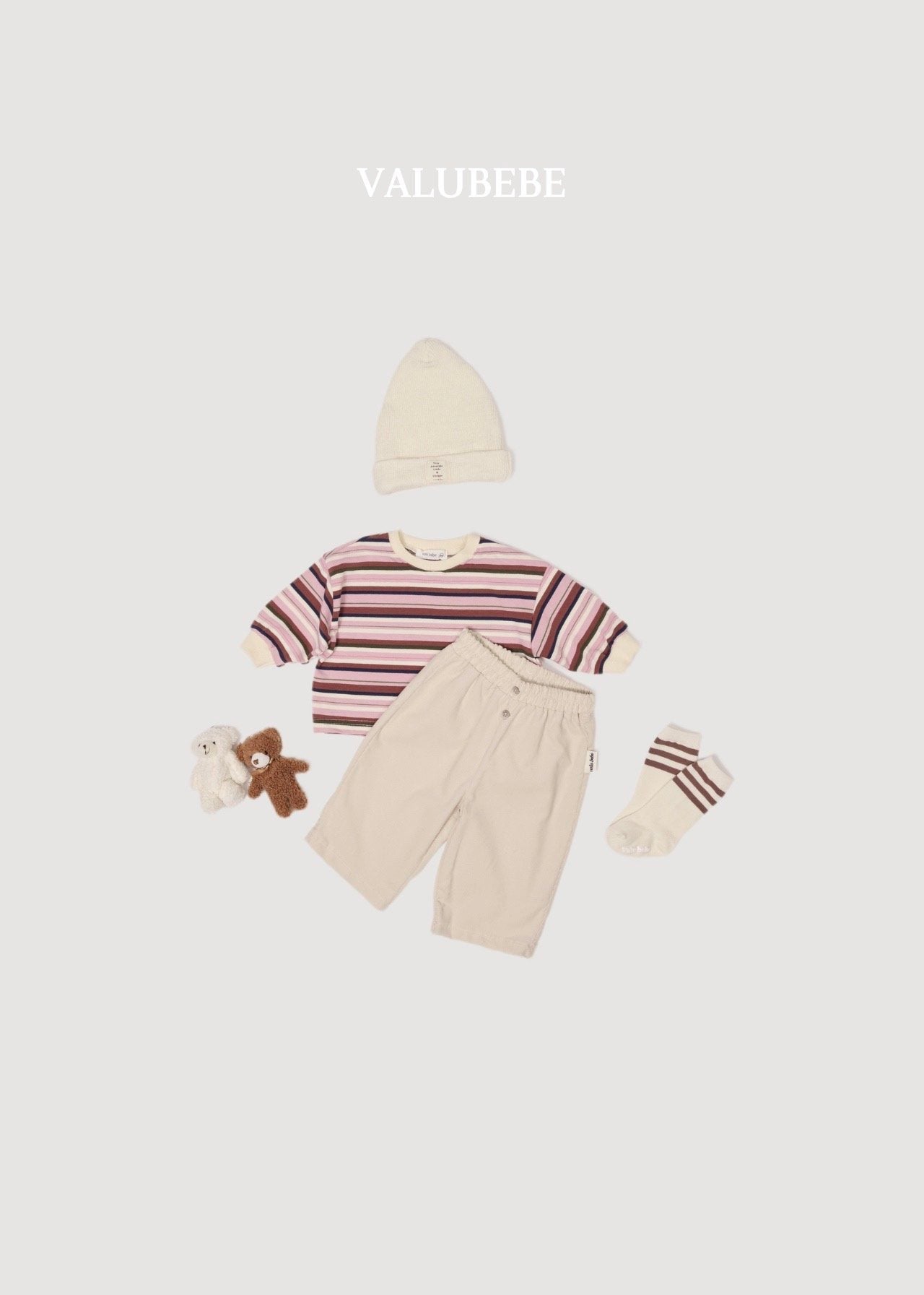 ［valubebe］Parm stripe tee