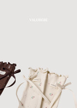 ［valubebe］Floral mellow ribbon socks