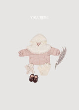［valubebe］Lace collar zip up