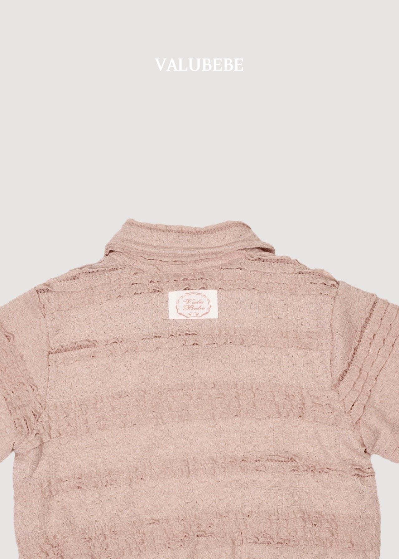 ［valubebe］Lace collar zip up