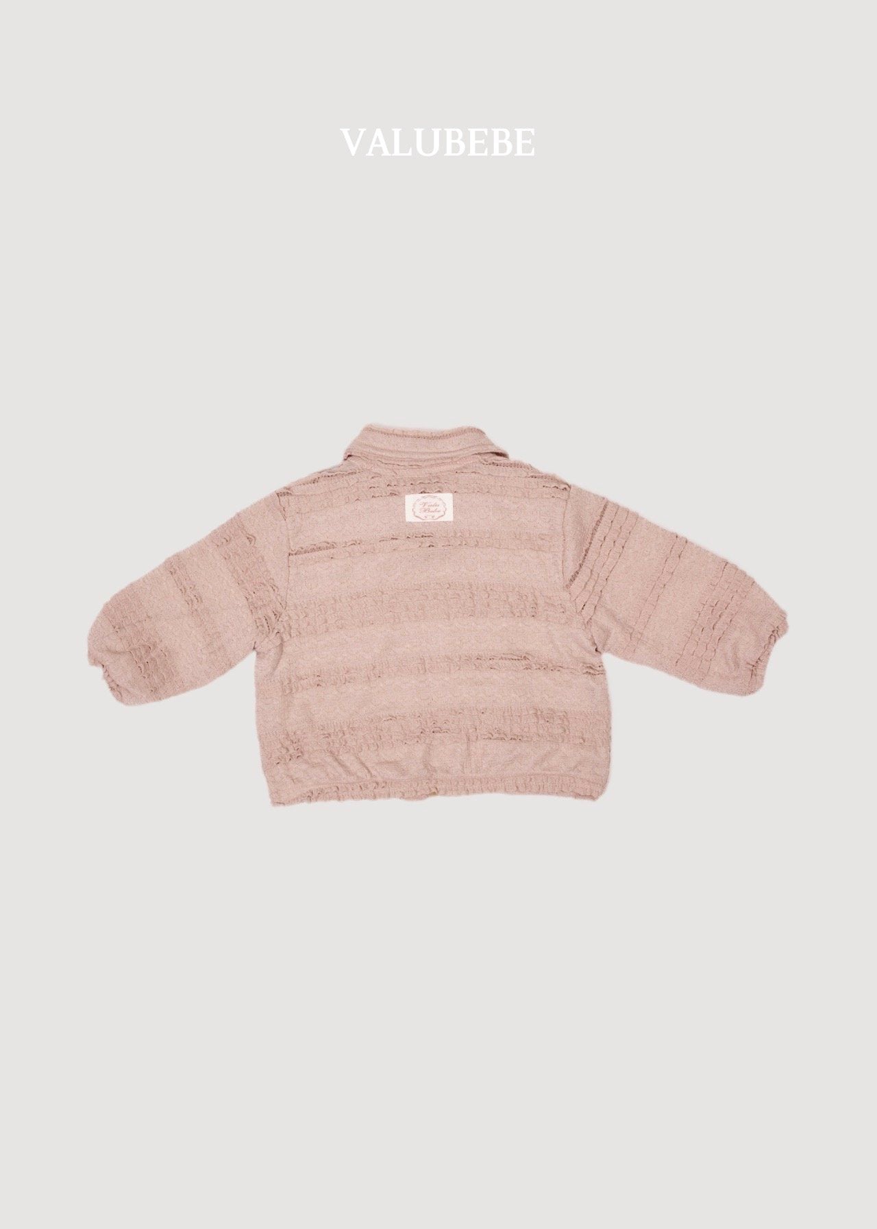 ［valubebe］Lace collar zip up