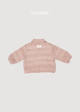 ［valubebe］Lace collar zip up