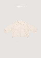 ［valubebe］Lace collar zip up