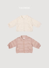［valubebe］Lace collar zip up