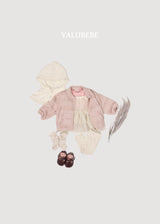［valubebe］Lace collar zip up