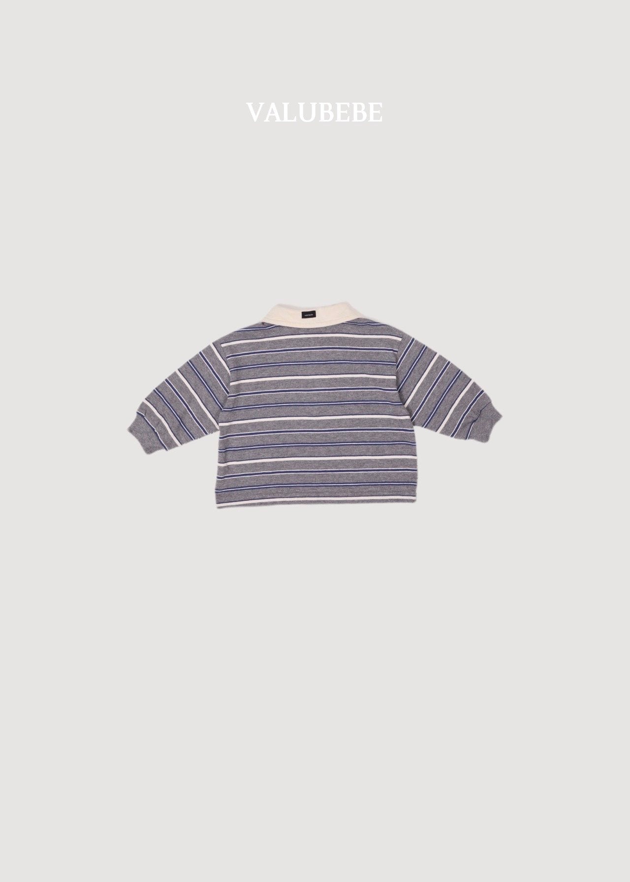［valubebe］Milkey stripe collar tops