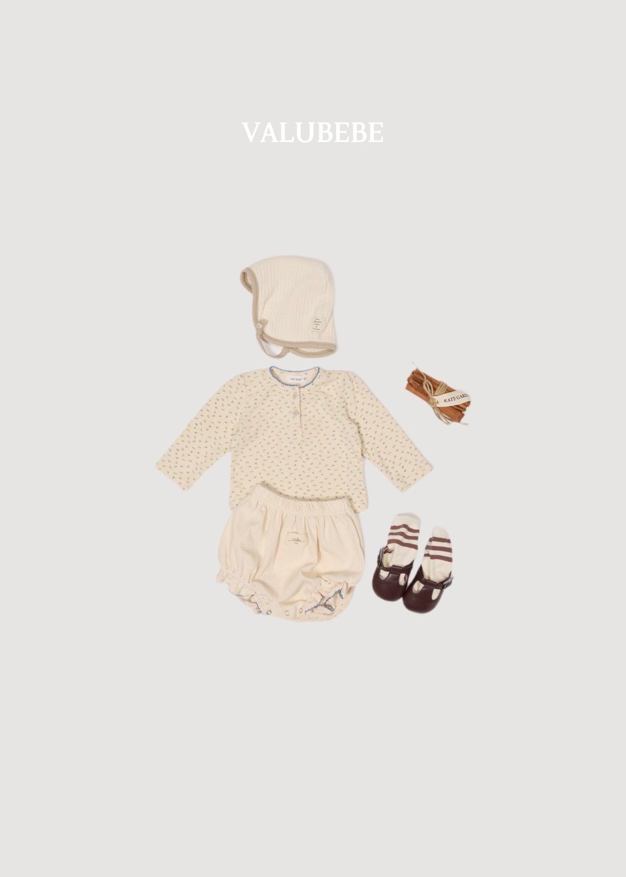 ［valubebe］Lissa eyelet flower tee