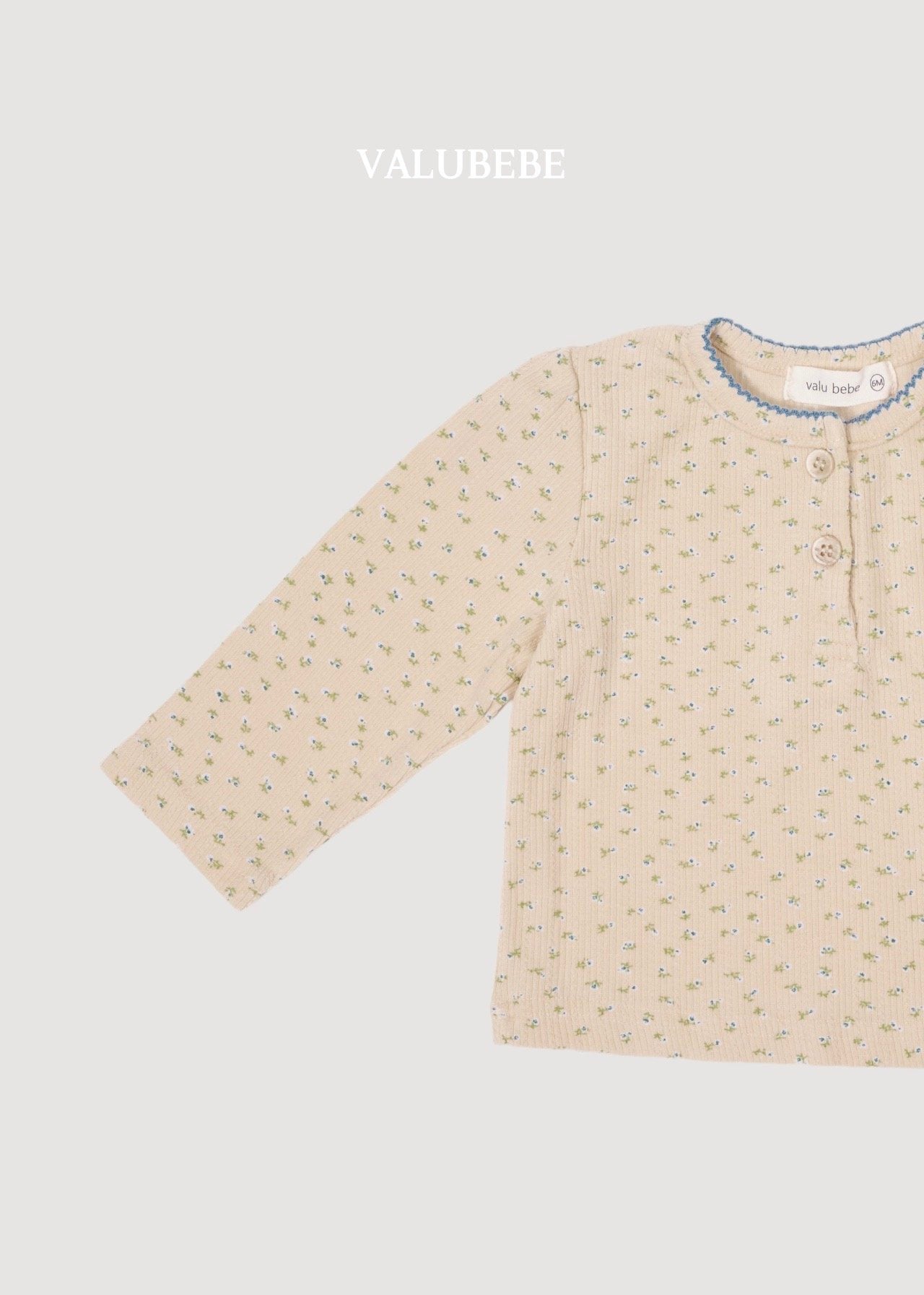 ［valubebe］Lissa eyelet flower tee