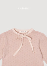 ［valubebe］Creamy ribbon puff tee