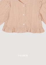 ［valubebe］Pico lace wing blouse