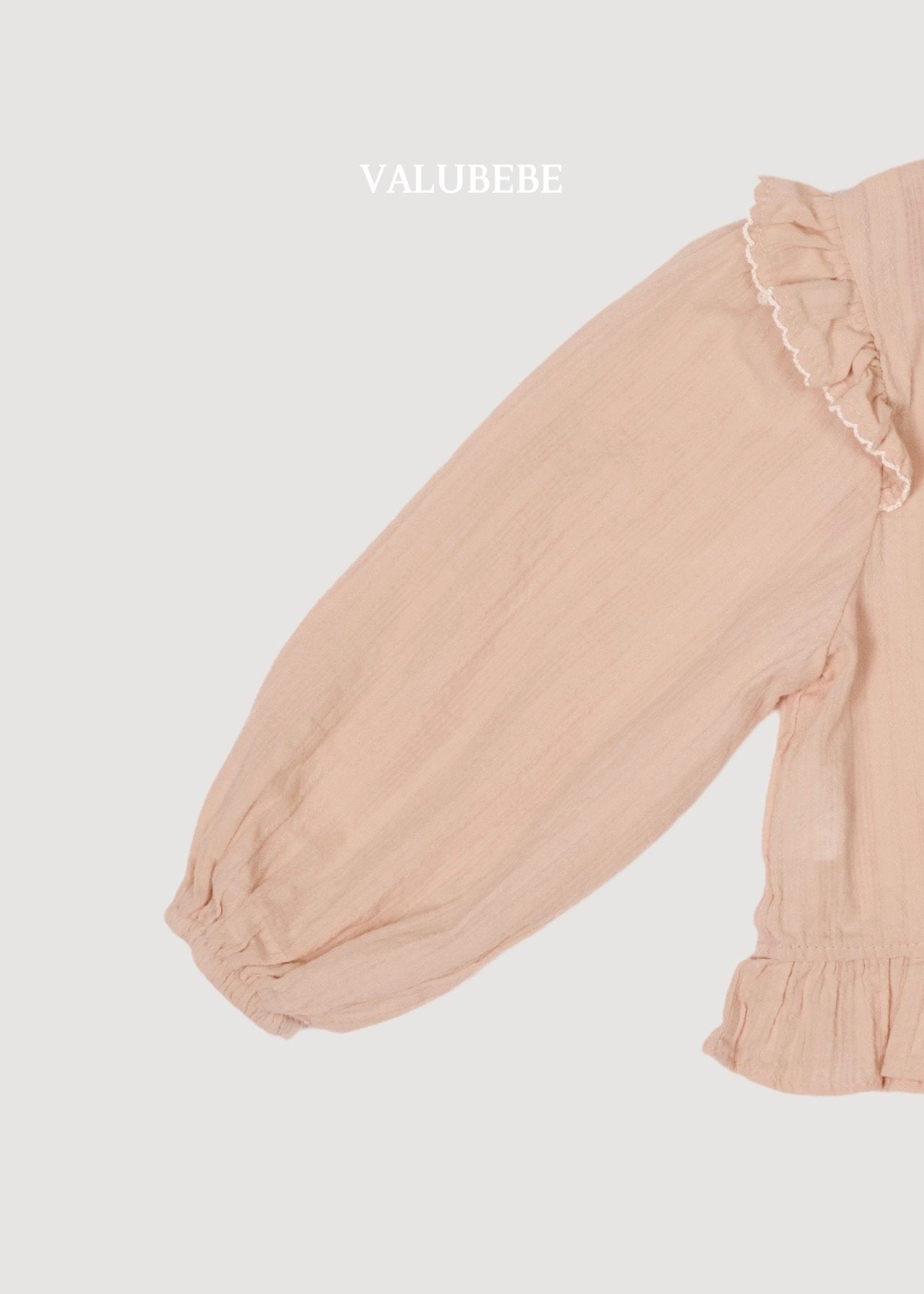 ［valubebe］Pico lace wing blouse