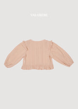 ［valubebe］Pico lace wing blouse