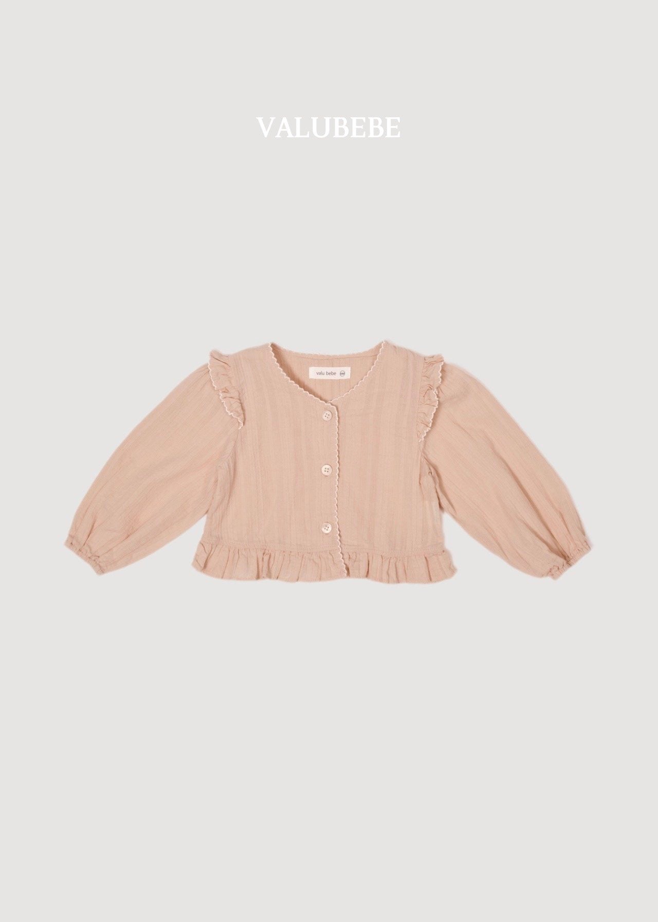 ［valubebe］Pico lace wing blouse