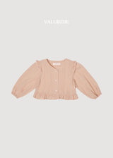 ［valubebe］Pico lace wing blouse