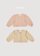 ［valubebe］Pico lace wing blouse