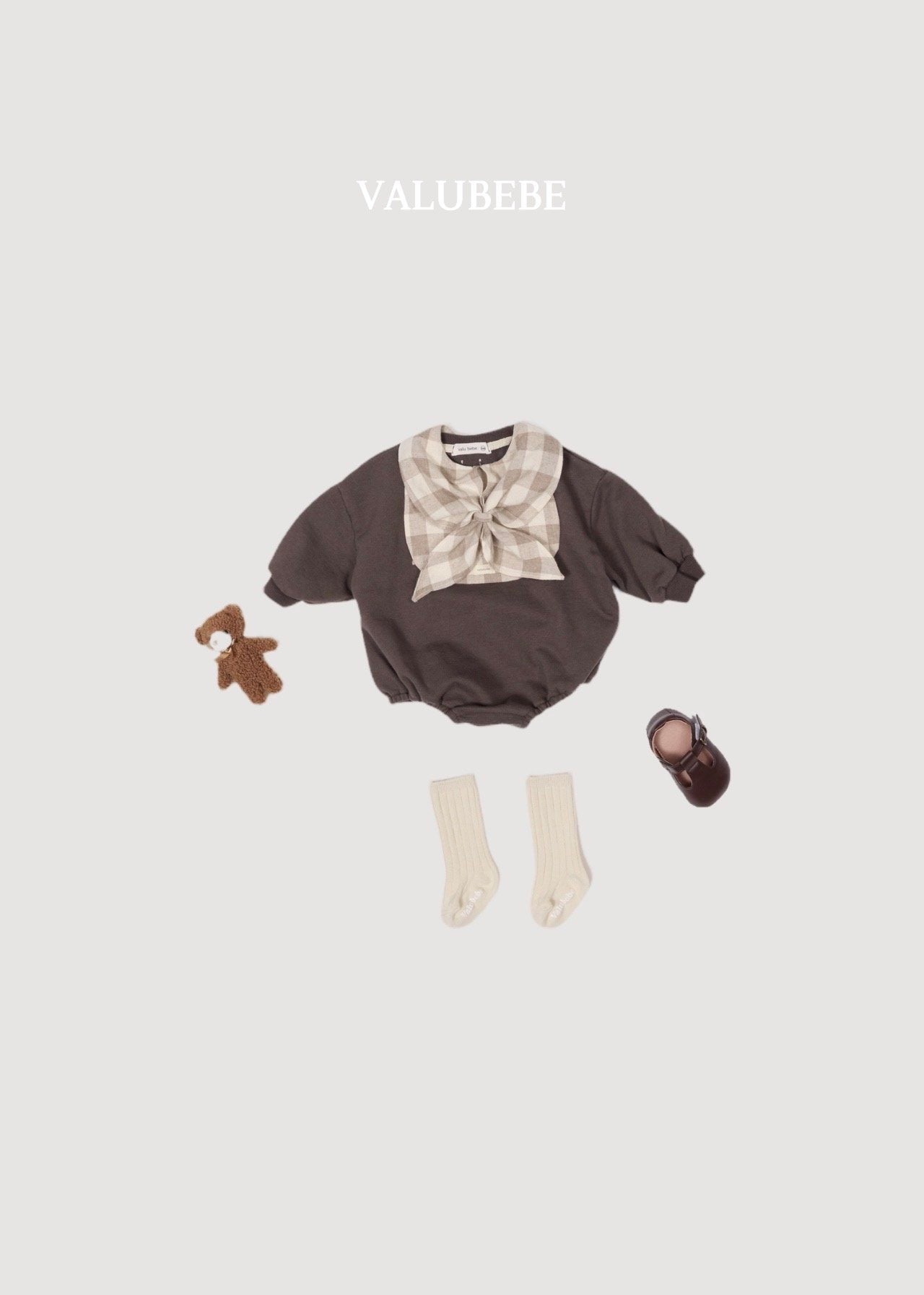 ［valubebe］Check scarf bib