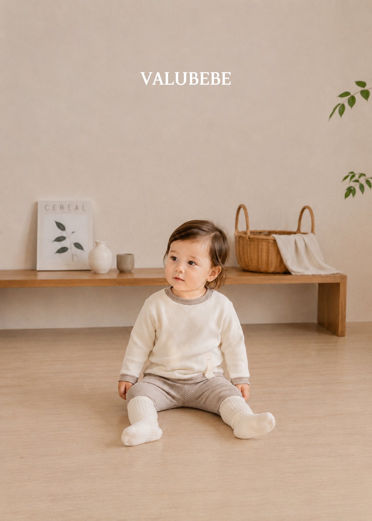 ［valubebe］Wafers stripe tee