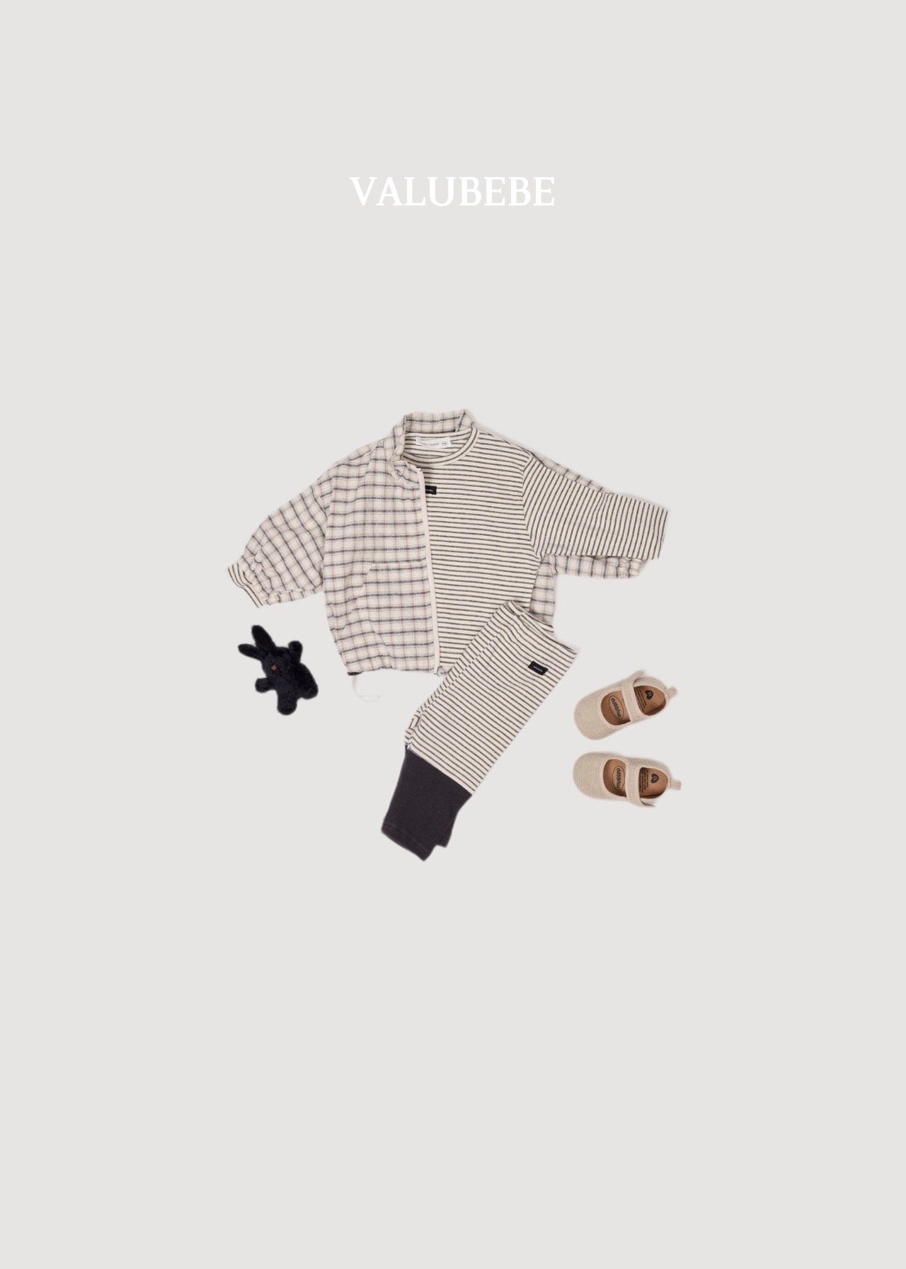 ［valubebe］Wafers stripe tee