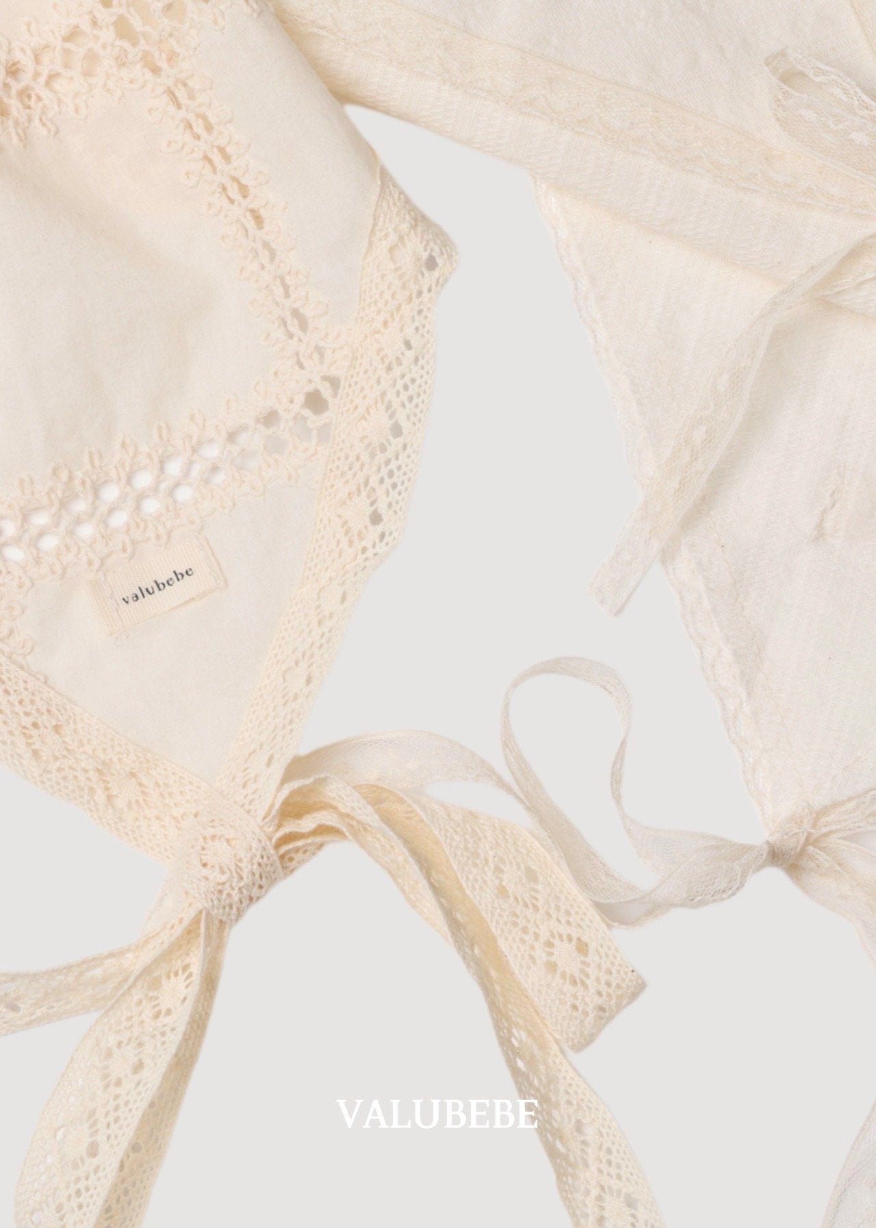 ［valubebe］Lace ribbon scarf