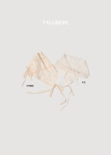 ［valubebe］Lace ribbon scarf