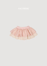 ［valubebe］Flower lace skirt