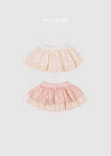 ［valubebe］Flower lace skirt