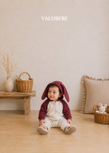 ［valubebe］Bunny hood jumpsuit
